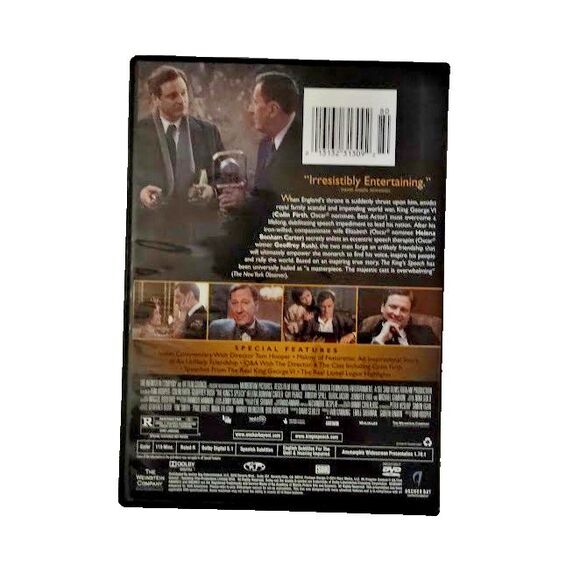 The King's Speech DVD Movie 2011 Drama Biography - Picture 2 of 3